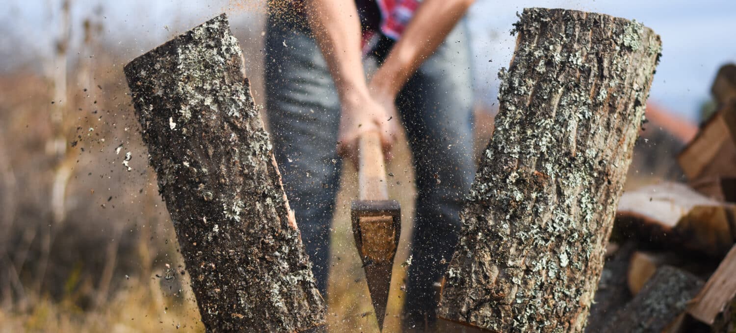 Wie fit macht Holz hacken