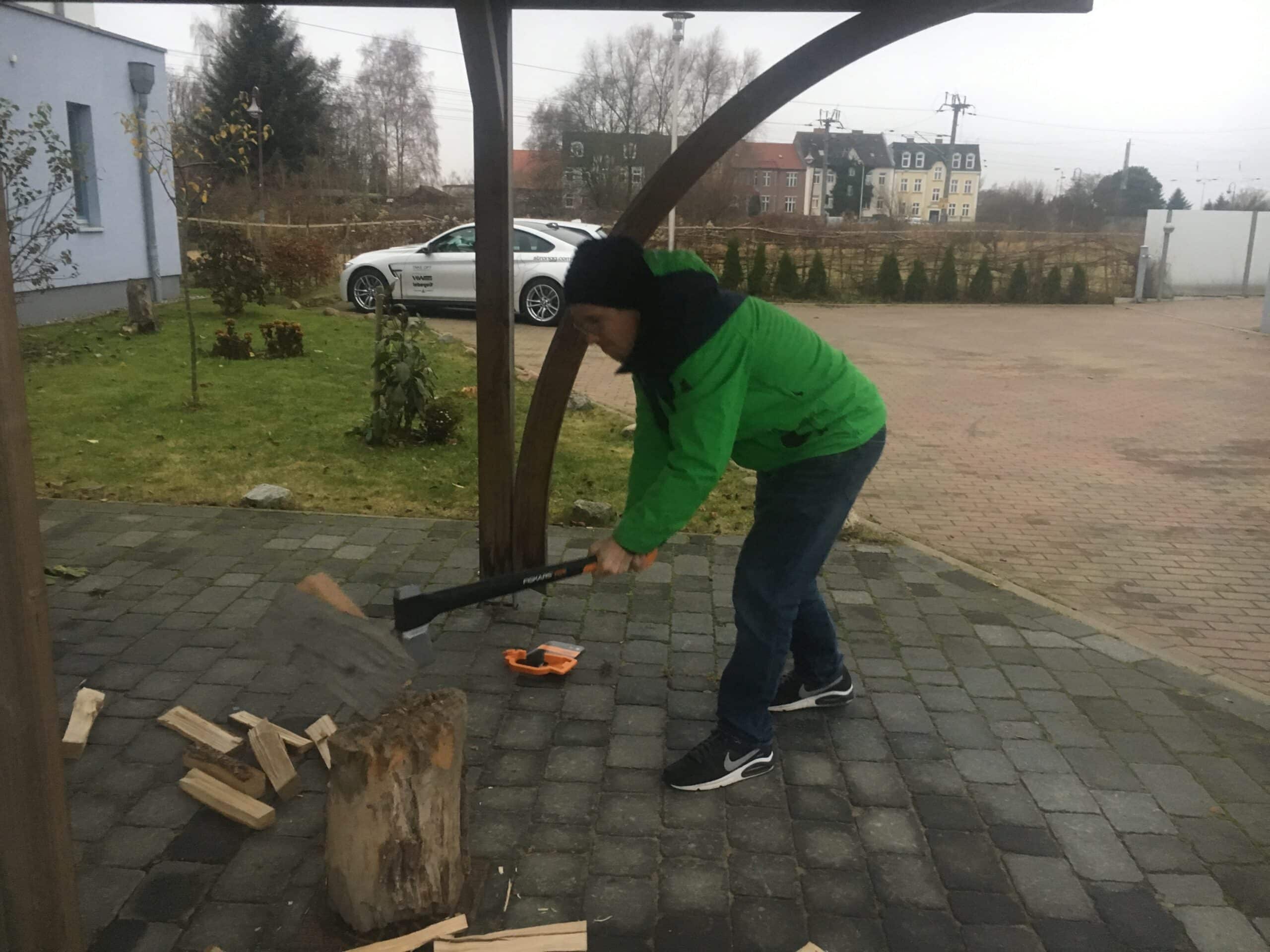 Holz hacken fetzt 