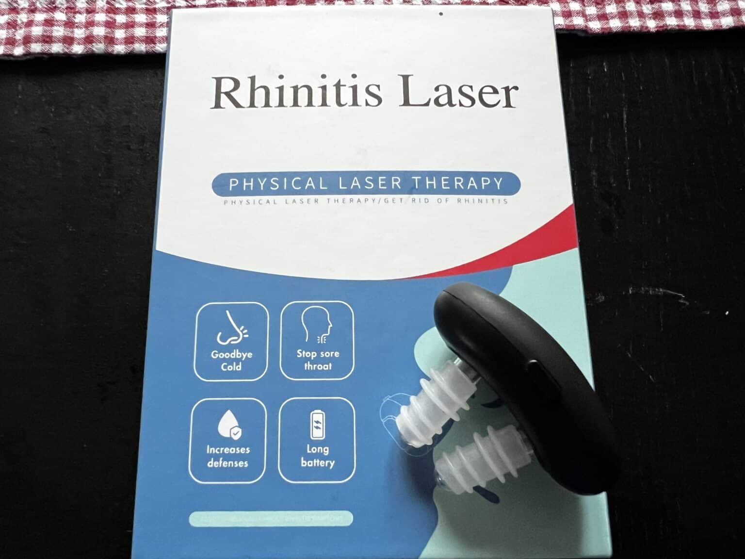 Rotlichtgerät für die Nase