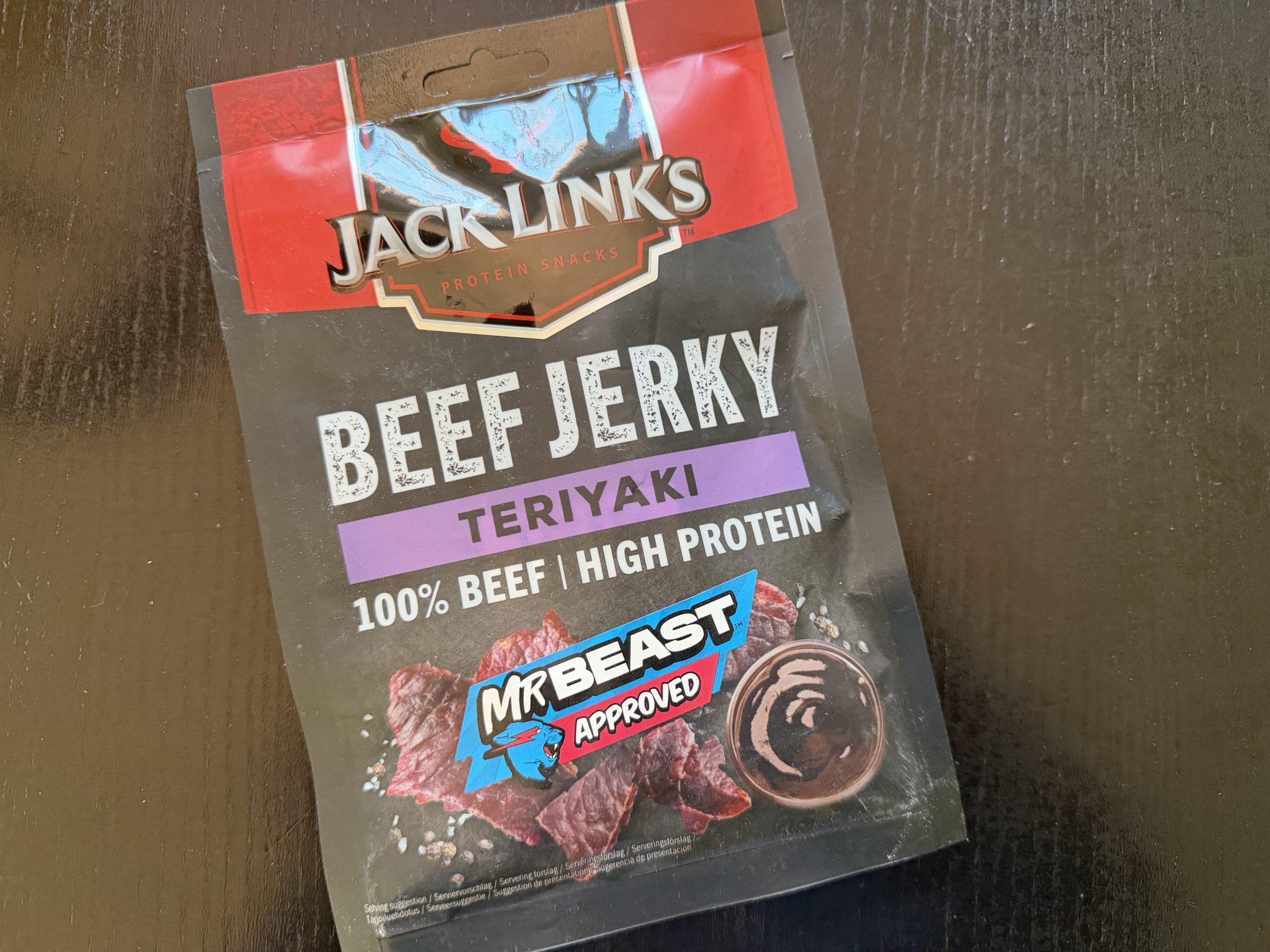 Beef Jerky ist auch ein guter Snack
