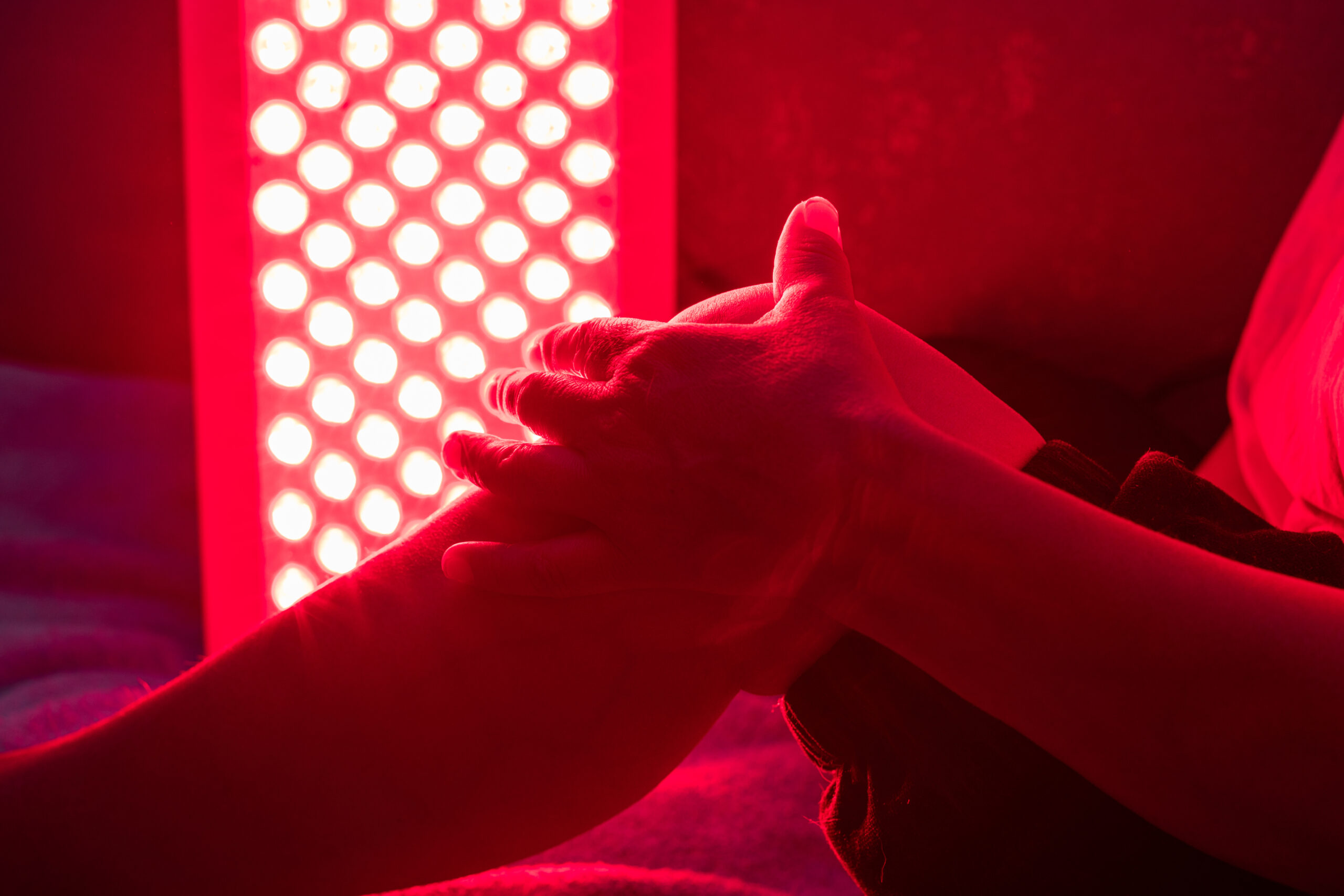 Rotlicht Therapie gegen Verletzungen