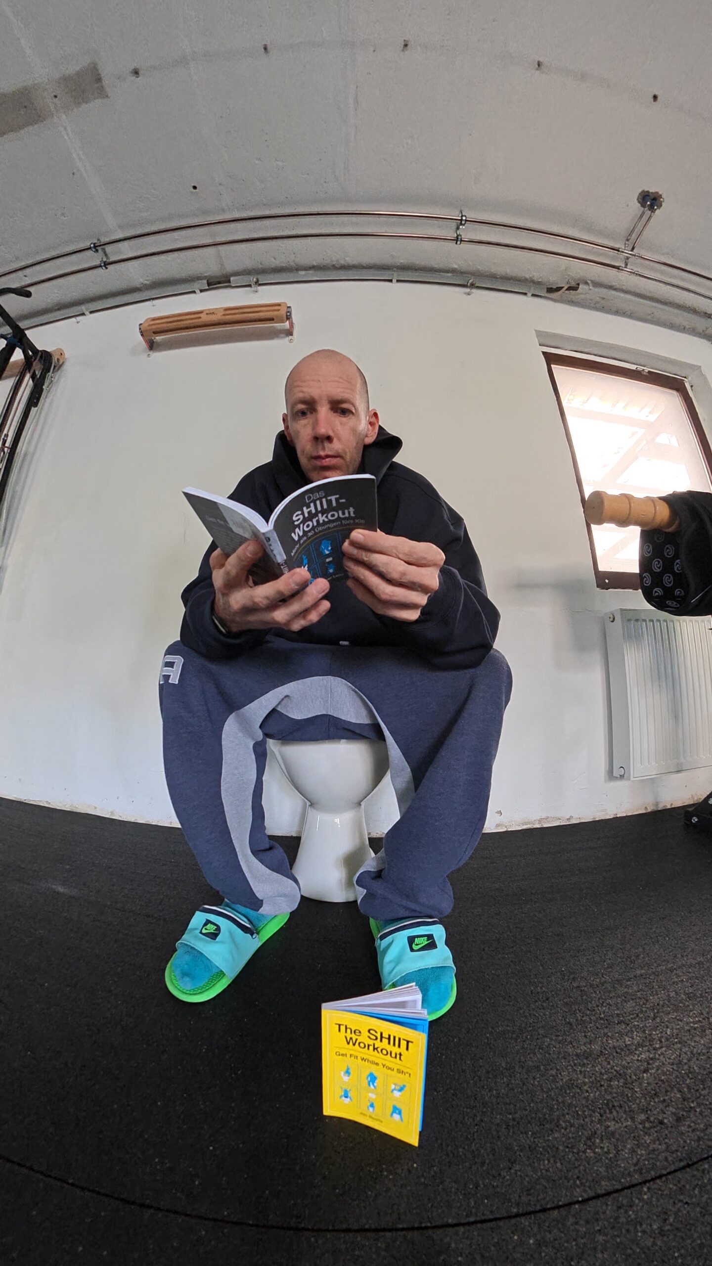The SHIIT Workout Buch - Training auf dem Klo
