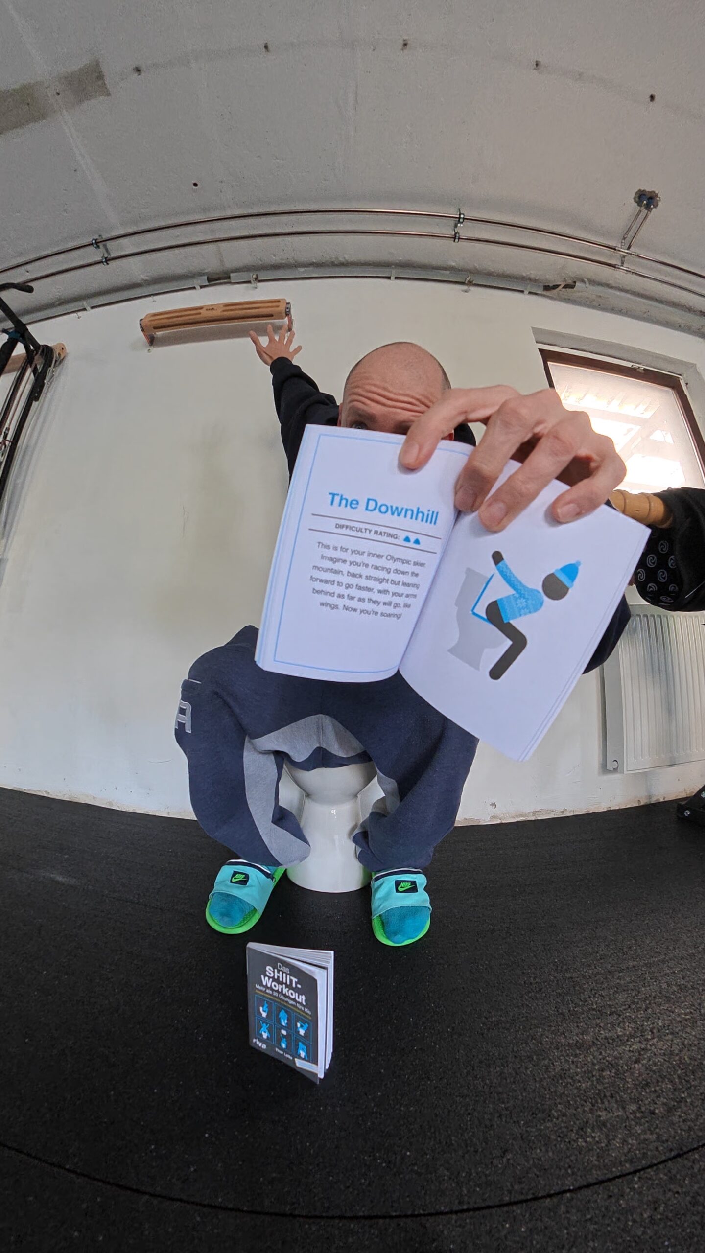 The SHIIT Workout Buch - Training auf dem Klo