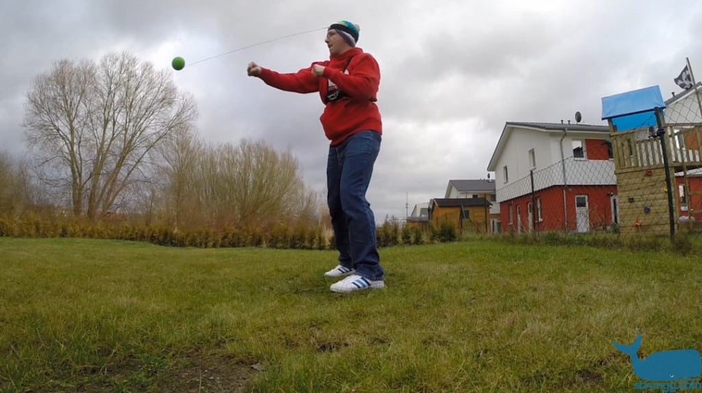 Schattenboxen Spiel mit Ball