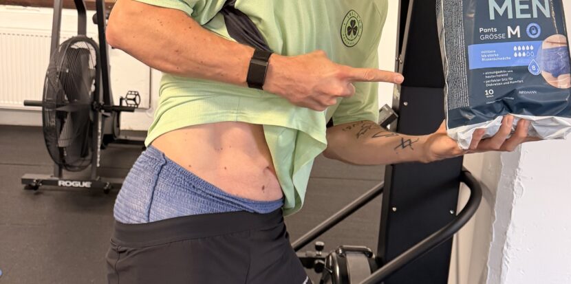 Workout mit Windel