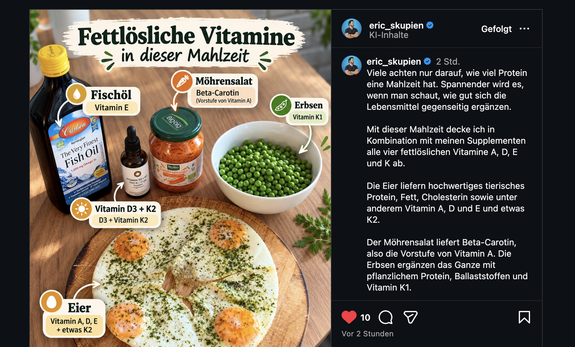 Ernährung nicht immer nur Protein