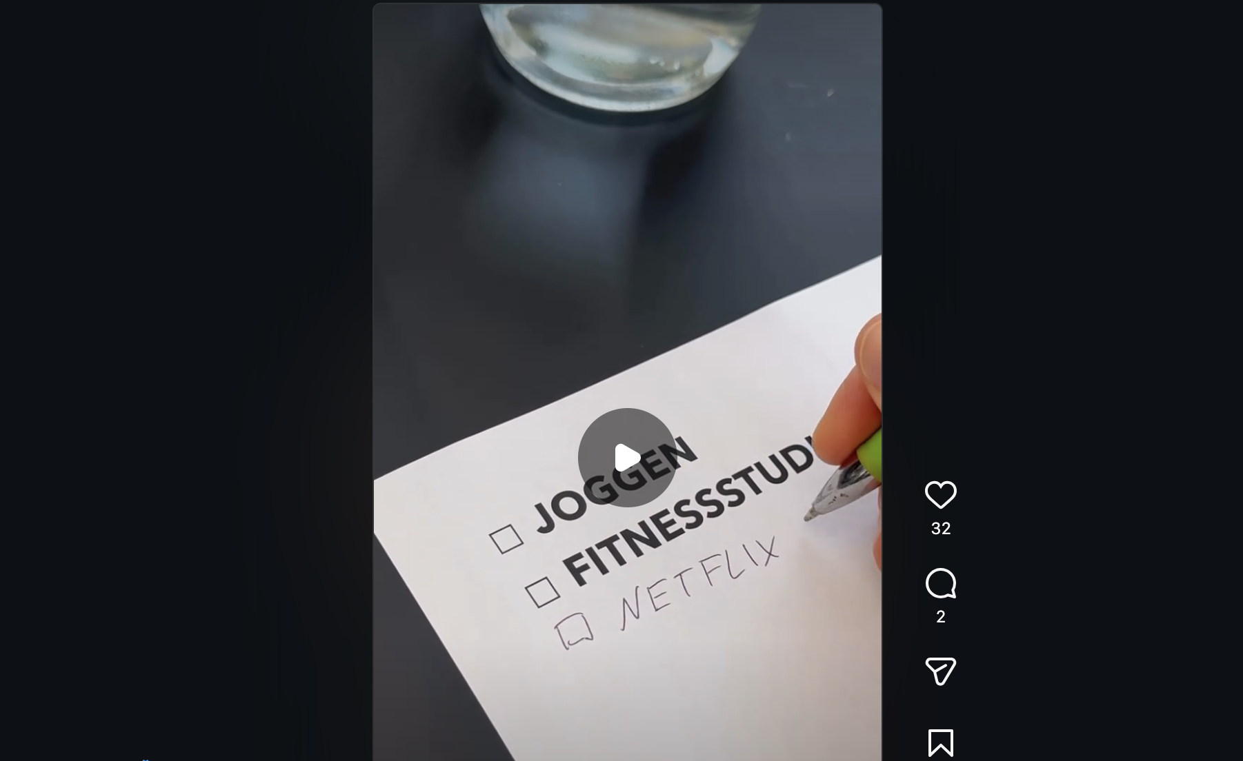 Netflix oder Gym